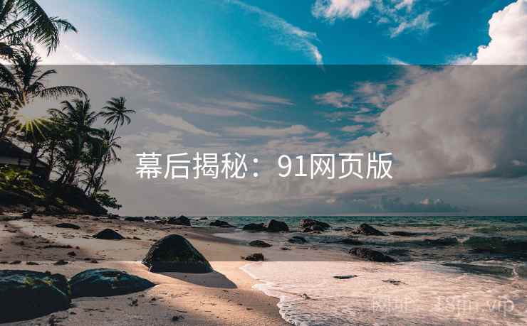 幕后揭秘：91网页版