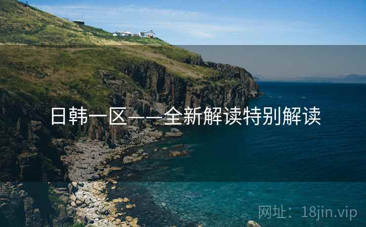 日韩一区——全新解读特别解读