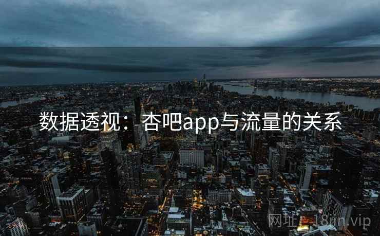 数据透视：杏吧app与流量的关系