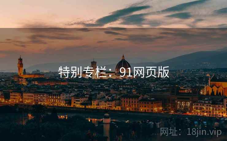 特别专栏：91网页版