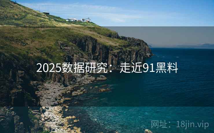 2025数据研究：走近91黑料