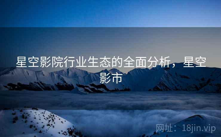 星空影院行业生态的全面分析，星空影市